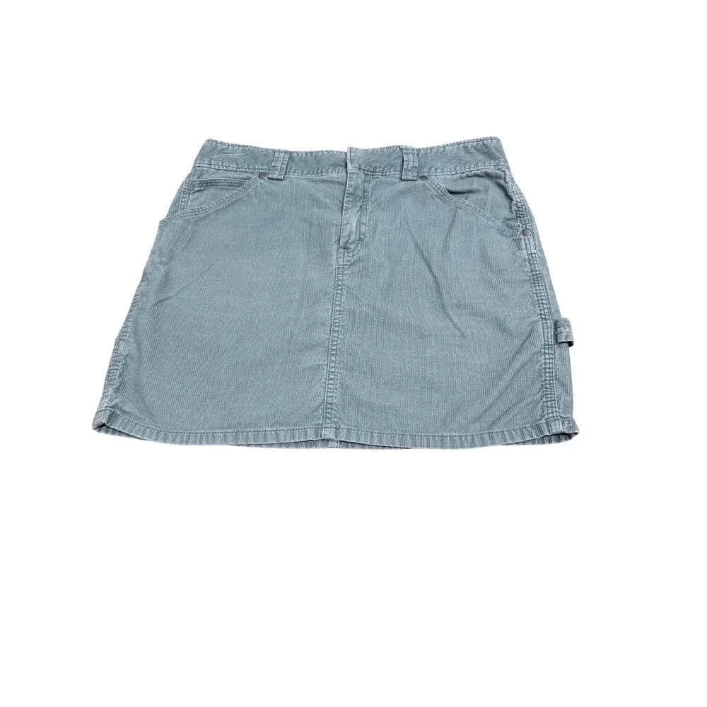 J. Crew (Sage Green)‎ Corduroy Carpenter Mini Skirt Women Size 6